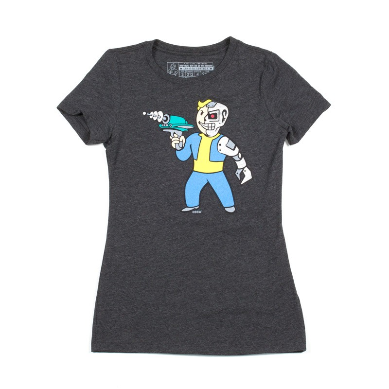 Illustration for article titled The Vault Boy Of The Month T-Shirt Is Cyborg